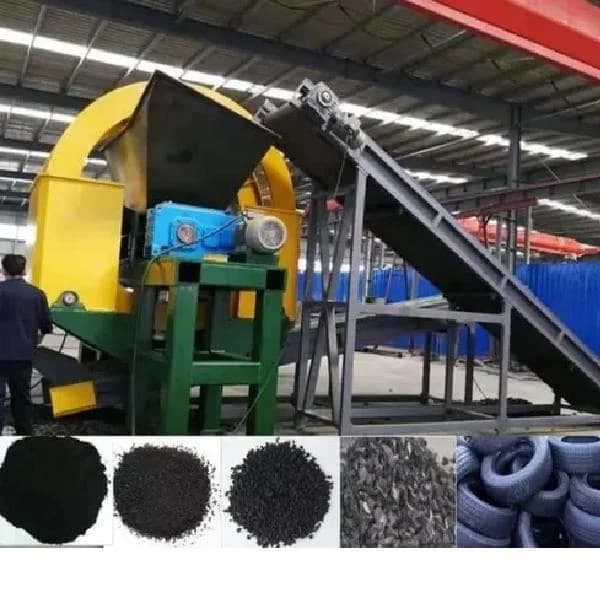 Waste Tyre Powder Making Machine, 30 HP
