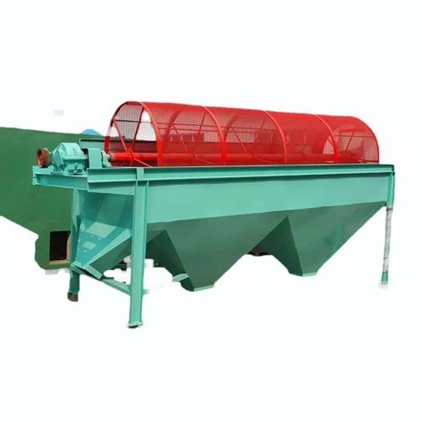 2 Hp Mild Steel Fertilizer Rotary Drum Screening Machine, For Industrial, Capacity: 3 Tons Per Hour
