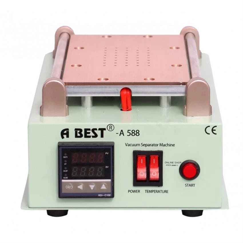 Abest A588 Touch Separator Machine Separate Button For Heat & Double Vacuum Pump.