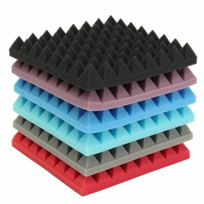 SBE Blue Pink Grey Green Acoustic Foam, for Sound Diffusers, for Sound Absorbers