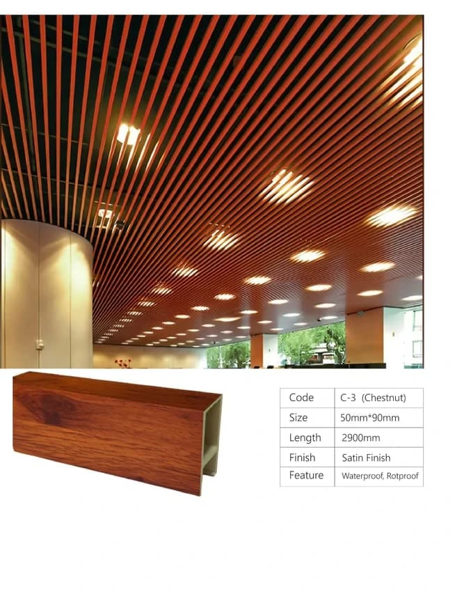 Acoustic Baffle Ceiling