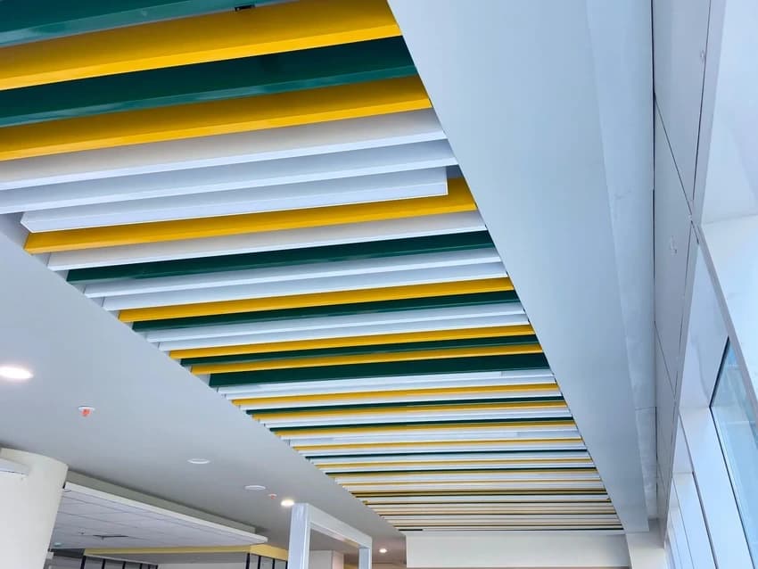 Galvanized Iron U Shaped Baffle Ceiling, For Sound Diffusers