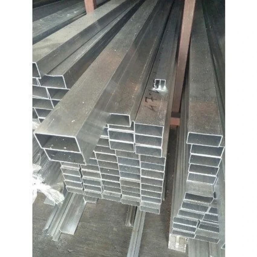 6 m Anodized Aluminium Alloy Rectangular Pipe, Size: 3 Inch, Thickness: 1-3 mm