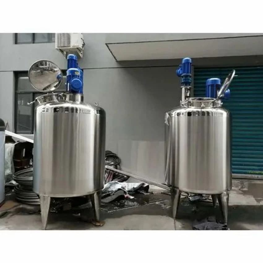 Stainless Steel Sugar Melting Jacket Tank, Capacity: 500 L