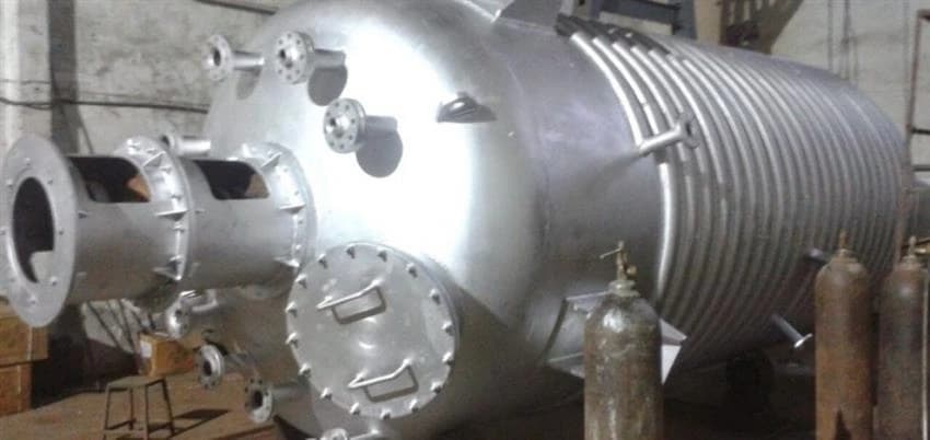 Stainless Steel Liquid Limpet Coil Vessel