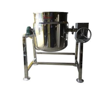 Stainless Steel Jacketed Cooking Vessel, Capacity: 500-1000 L