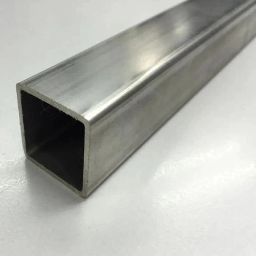 Silver Stainless Steel Square Pipe