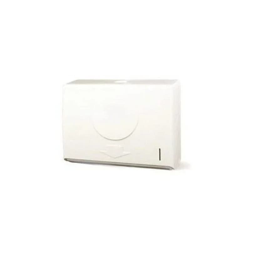 White Plastic M-Fold Paper Dispenser