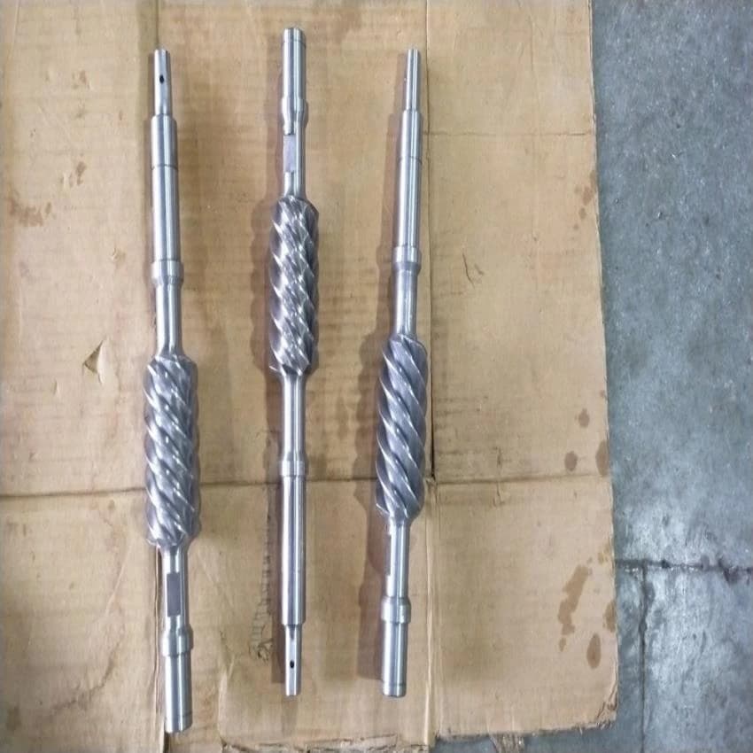 Round Polished Warm Shaft Gear