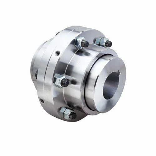 Silver Mild Steel Flexible Gear Coupling, Size: 100 inch