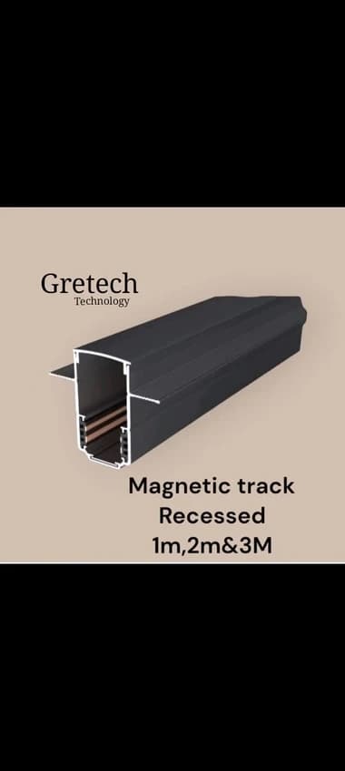 3 Mitr Magnatic Track Channel, 1.2 mm, 25x25 mm