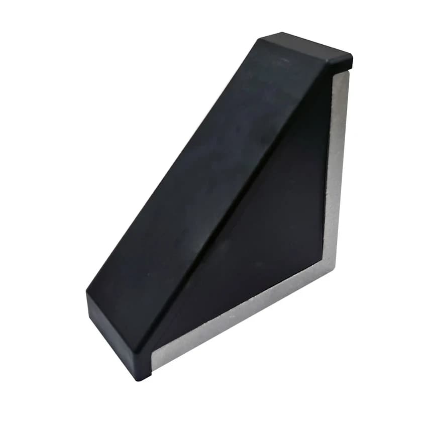 Die Cast 45x90 External Bracket With Cap, For Industrial Profile