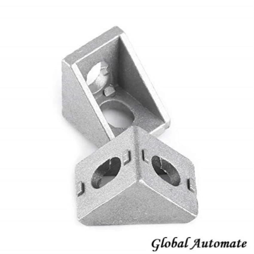 Angle Germany Global Aluminium Profile L Shape Corner Bracket with Nut Bolt, For Industrial