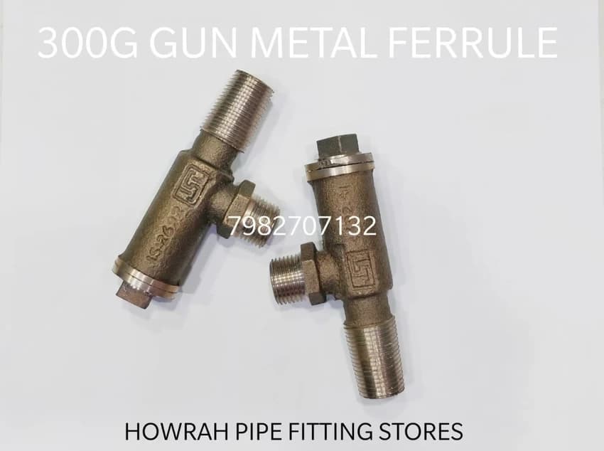 300g Beriwal Gun Metal Ferrule Cock, Size: 15 mm
