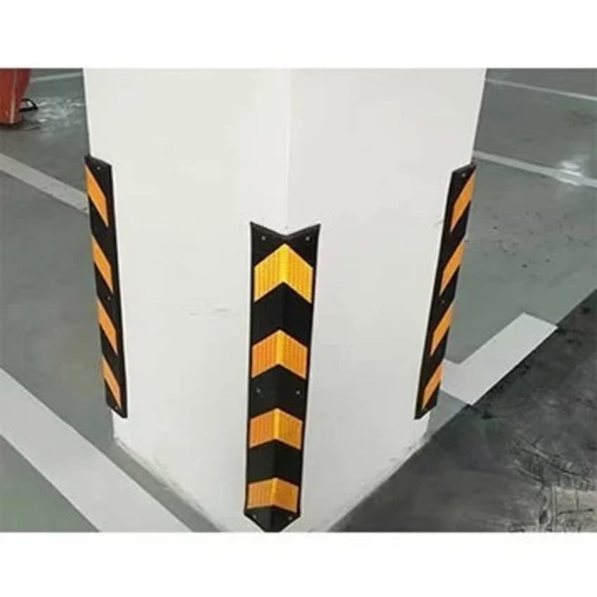 Black L Shape Rubber Corner Guard