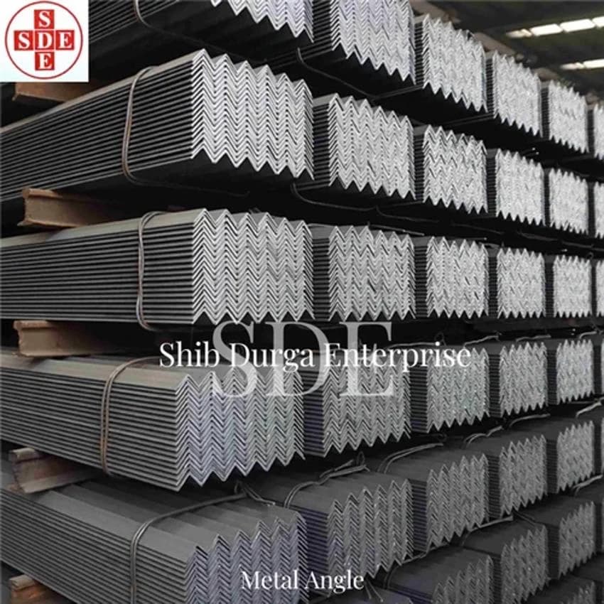 Black Mild Steel Angle, For Construction, L And V