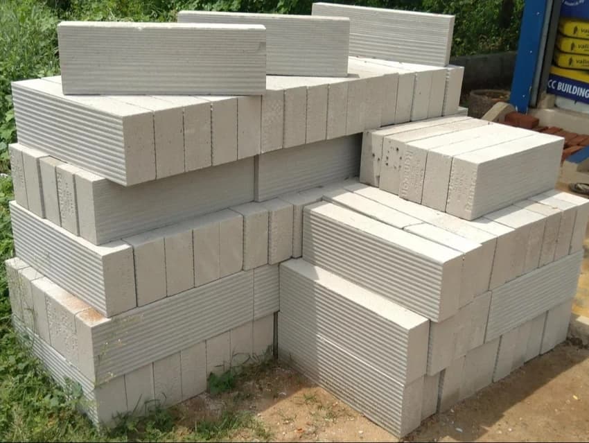 Lightweight Aac Block, 24 in x 8 in x 4 in
