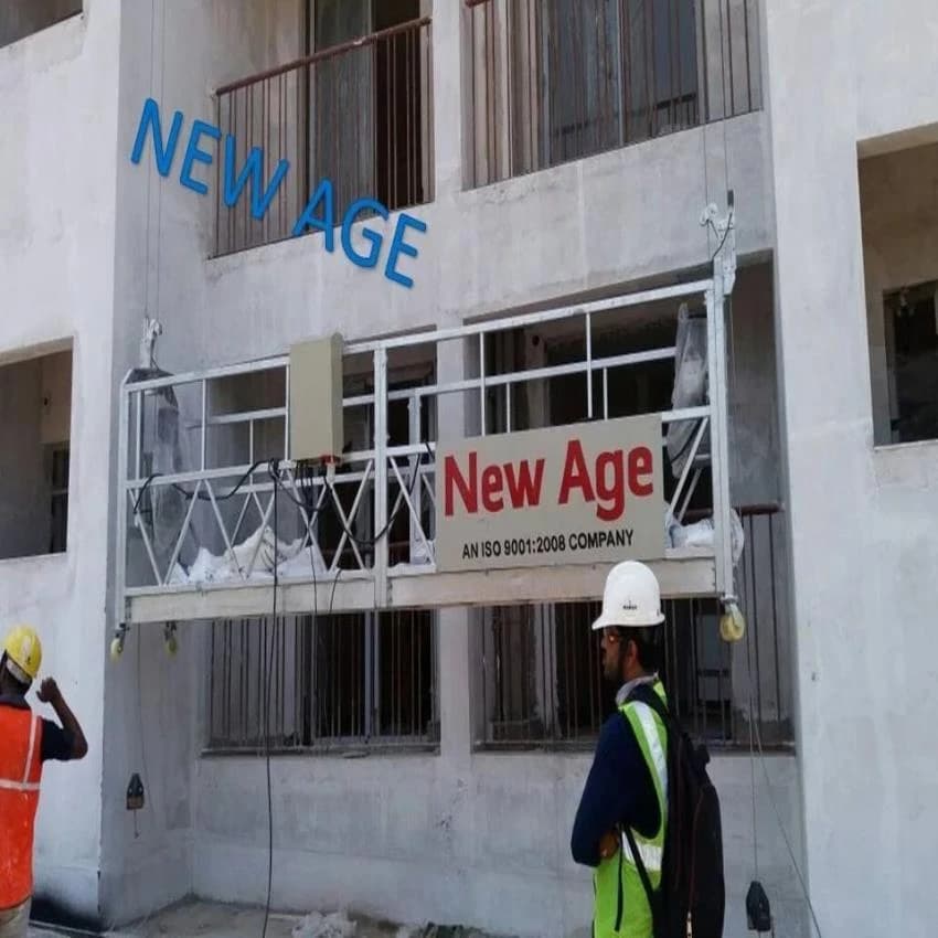 New Age Stainless Steel Access Work Platform For Construction, Double Mast, Model Name/Number: ZLP800
