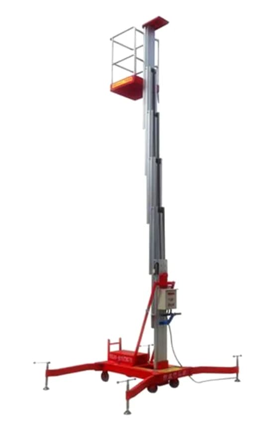 TechnoAce Single Mast Aerial Work Platform, Assembly: Aerial Platform