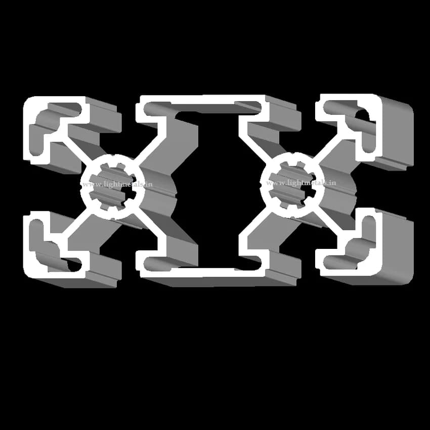 Square LM 40x80 Aluminium Profile Extrusions