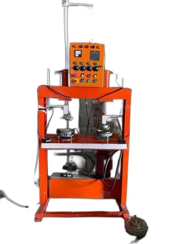 Hydraulic Paper Plate Making Machine, Double Die