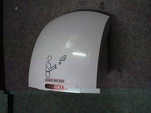 Harrison's White Electric Hand Drier, Piece, 1600 Wt