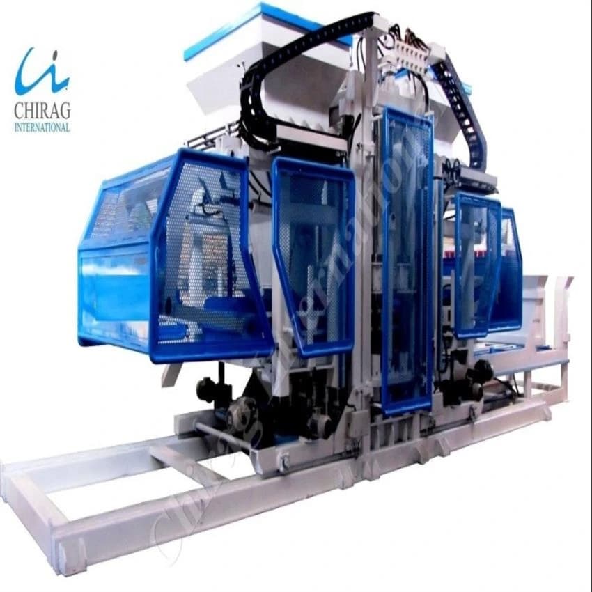 1000-1500 Blocks per hour Chirag Latest Quality Automatic Concrete Block Making Machine
