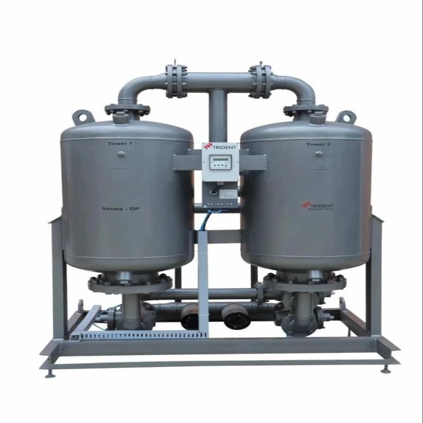Dessicant Desiccant Heatless Compressor Air Dryers DP Series, -40 C, Warranty: 12 months