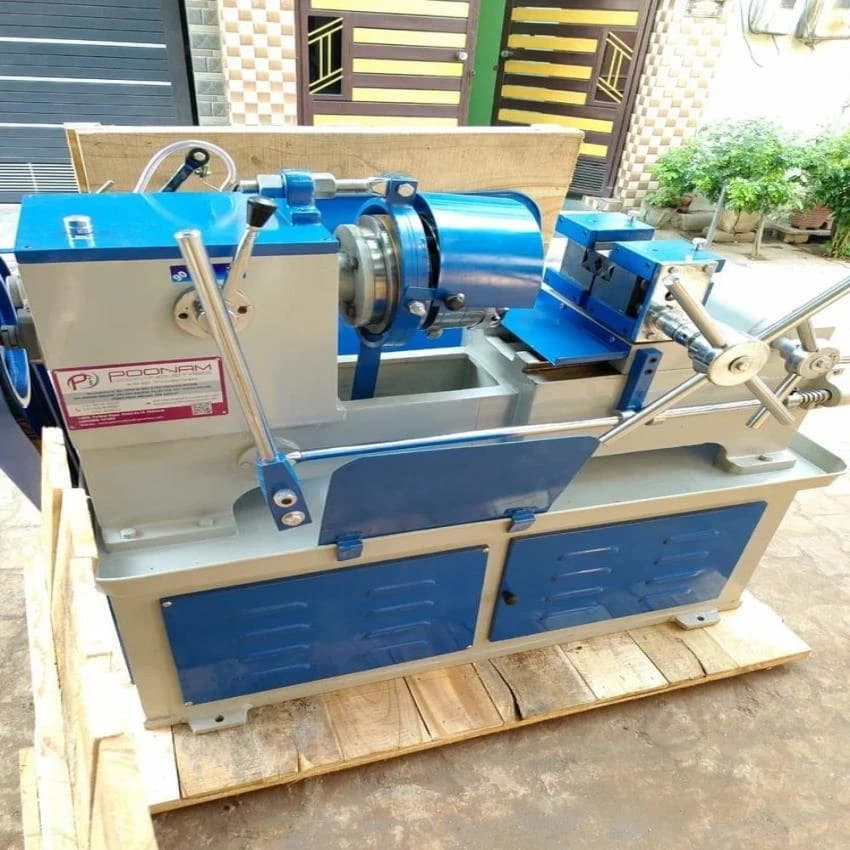 3 Horsepower (HP) Bar Threading Machine, For Industrial