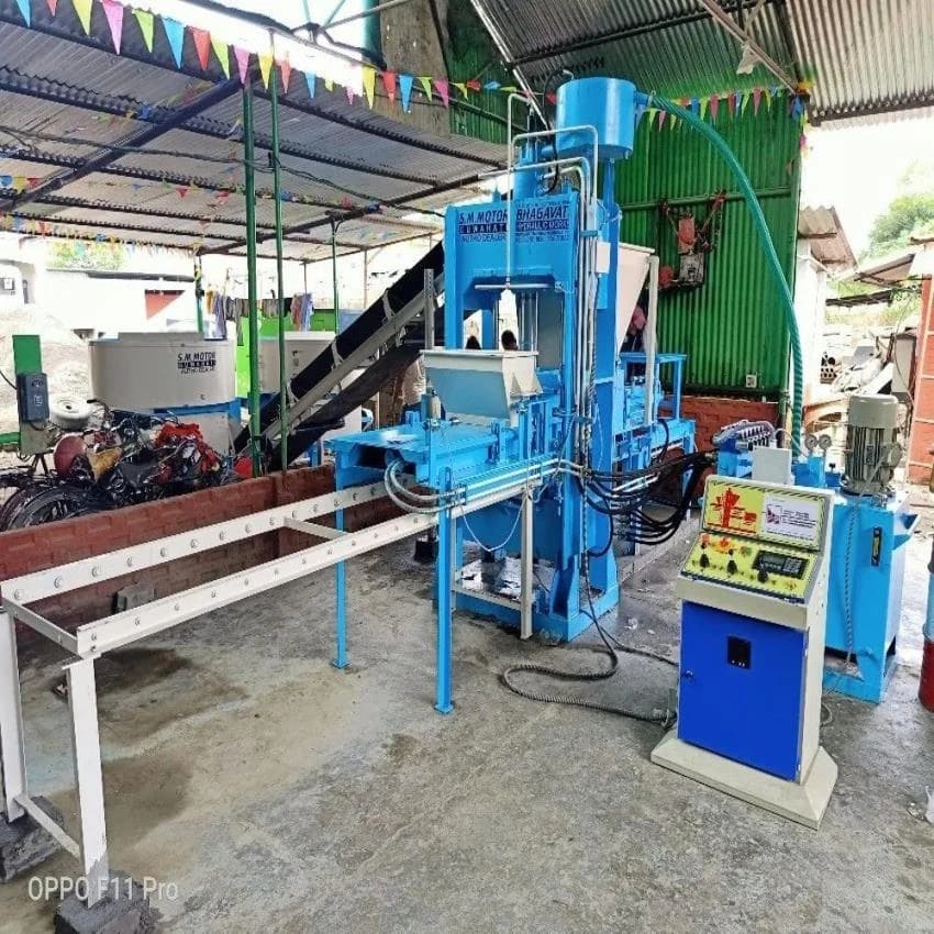 Fully Automatic Fly Ash Brick Block Plant
