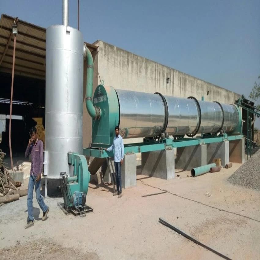 Painted Automatic Sawdust Dryer, For Industrial