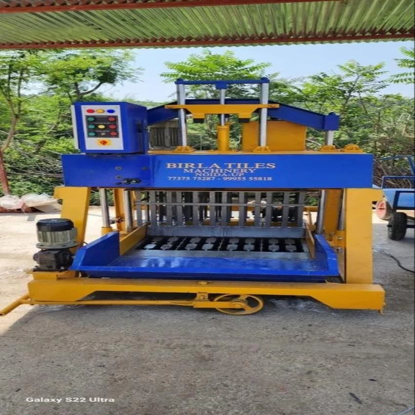 Solid Block Making Machine.