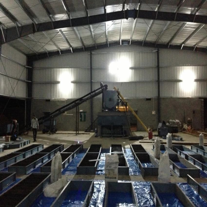 Mild Steel Semi Automatic Clc block Plant, For Brick Making, 800 Per Hour