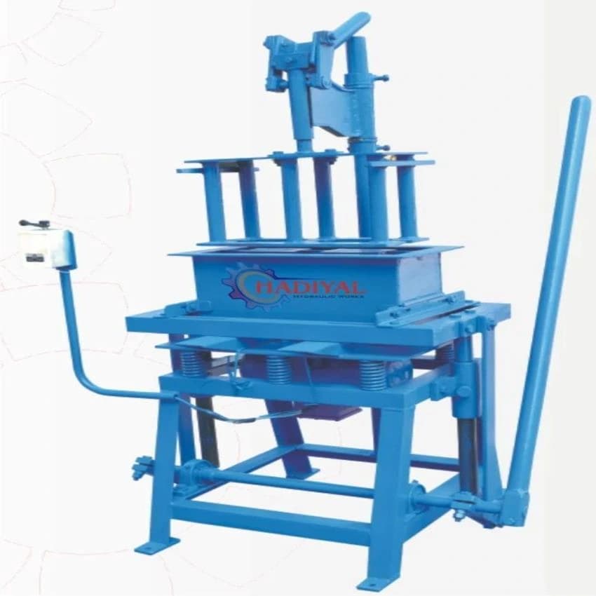 Electric Engine Mild Steel Cement Block Making Machine
