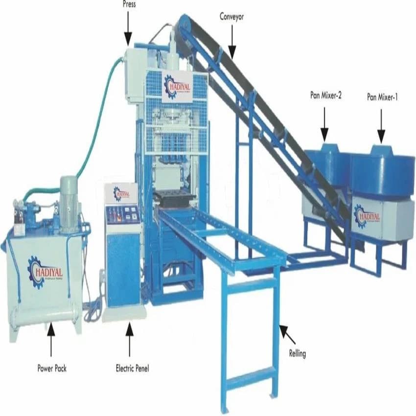 Automatic Solid Cement Brick Machine