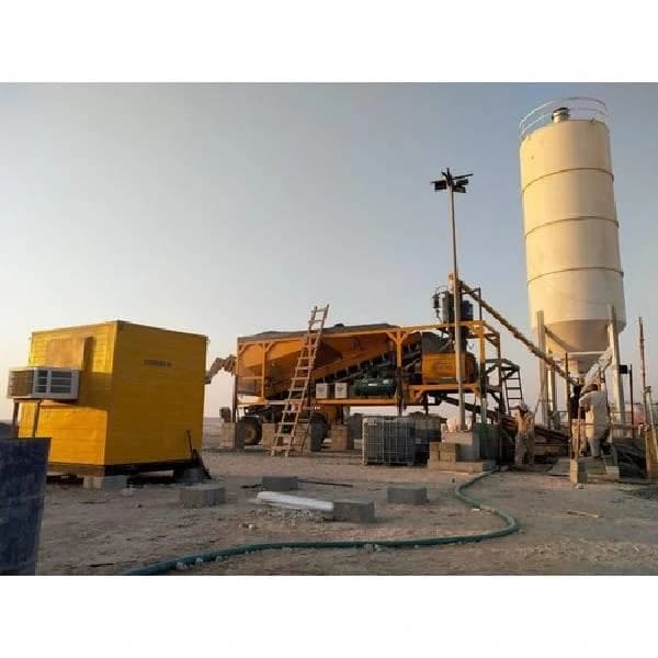 Compact Twin Shaft Batching Plant
