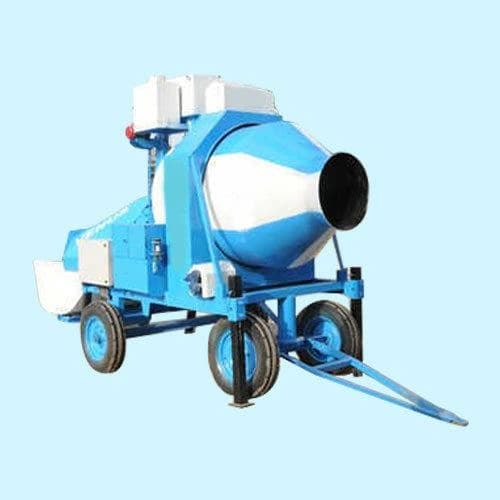 As Reverse Drum Mixer Mini Mobile Concrete Batching Plant, For In Constructions, Automation Grade: Semi-automatic