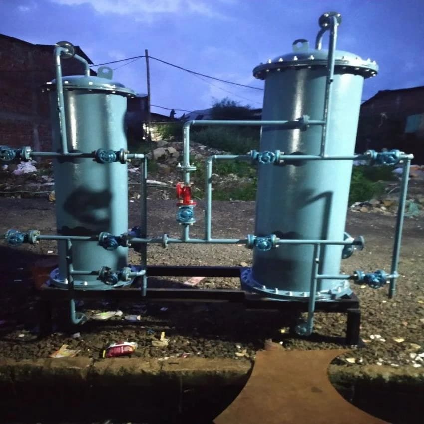FRP Pressure Sand Filter, For Industrial, 0-200 mm