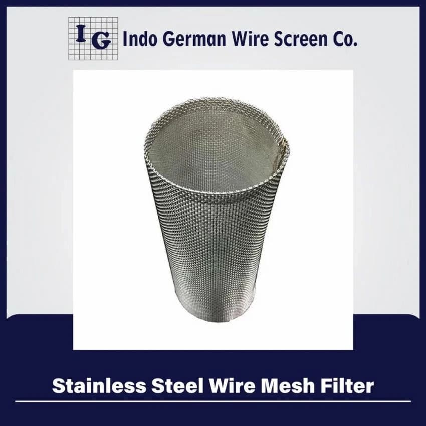 Stainless Steel Wire Mesh Filter, Capacity: 0.5-1.5 Inch