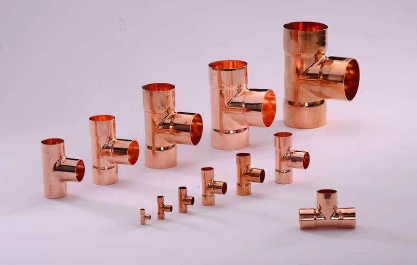 Copper Pipe Fittings, 0.5 Inch