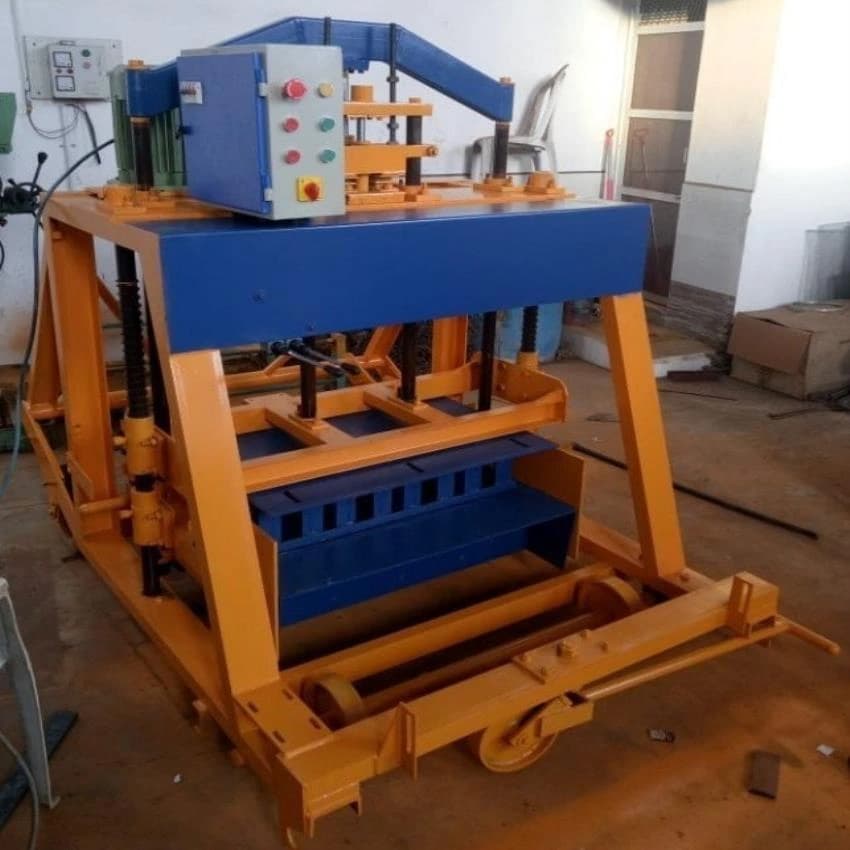 Manual Solid Hollow Block Making Machine