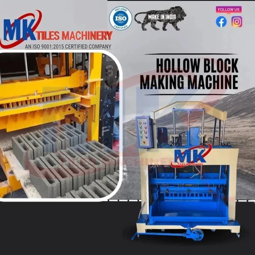 Hydraulic Hollow Block Making Machine
