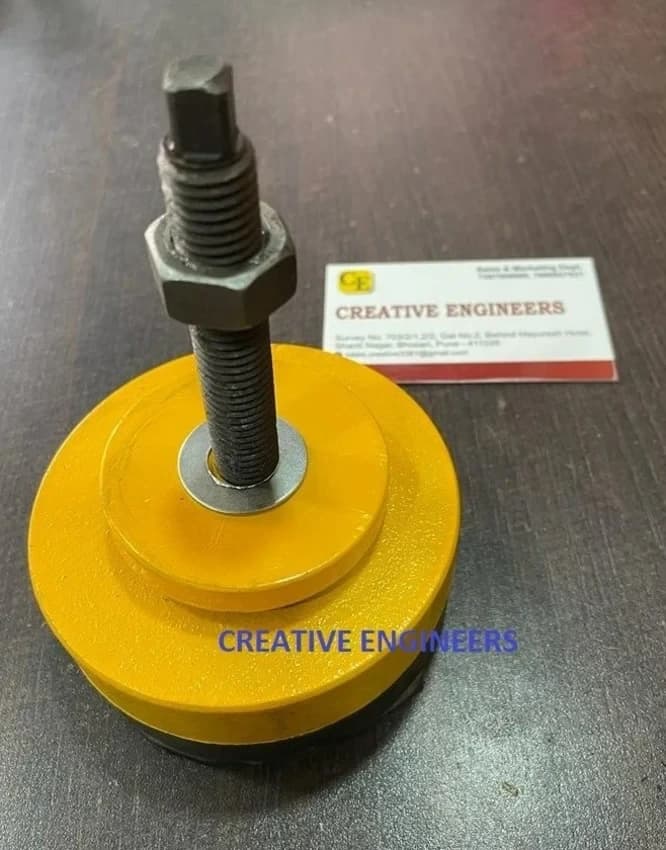 Plastic Black Anti Vibration Mounts, M10, For Industrial