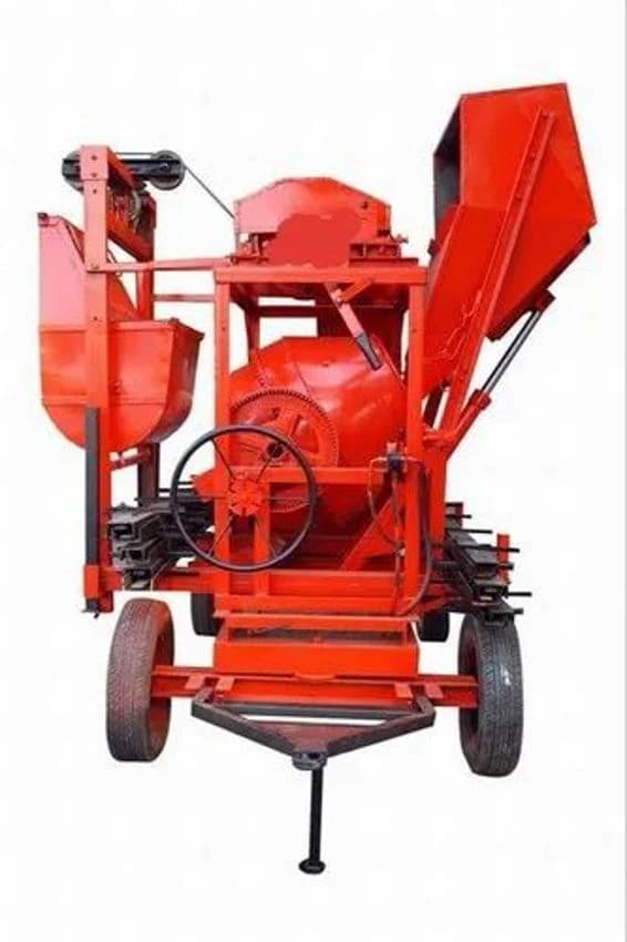 Kame Concrete Mixer Machine With Hopper And Lift, Capacity: 1000 kg