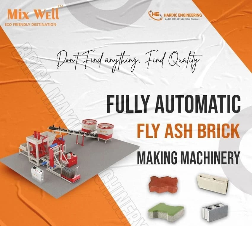 Hydraulic Concrete Block Making Machine, Automatic