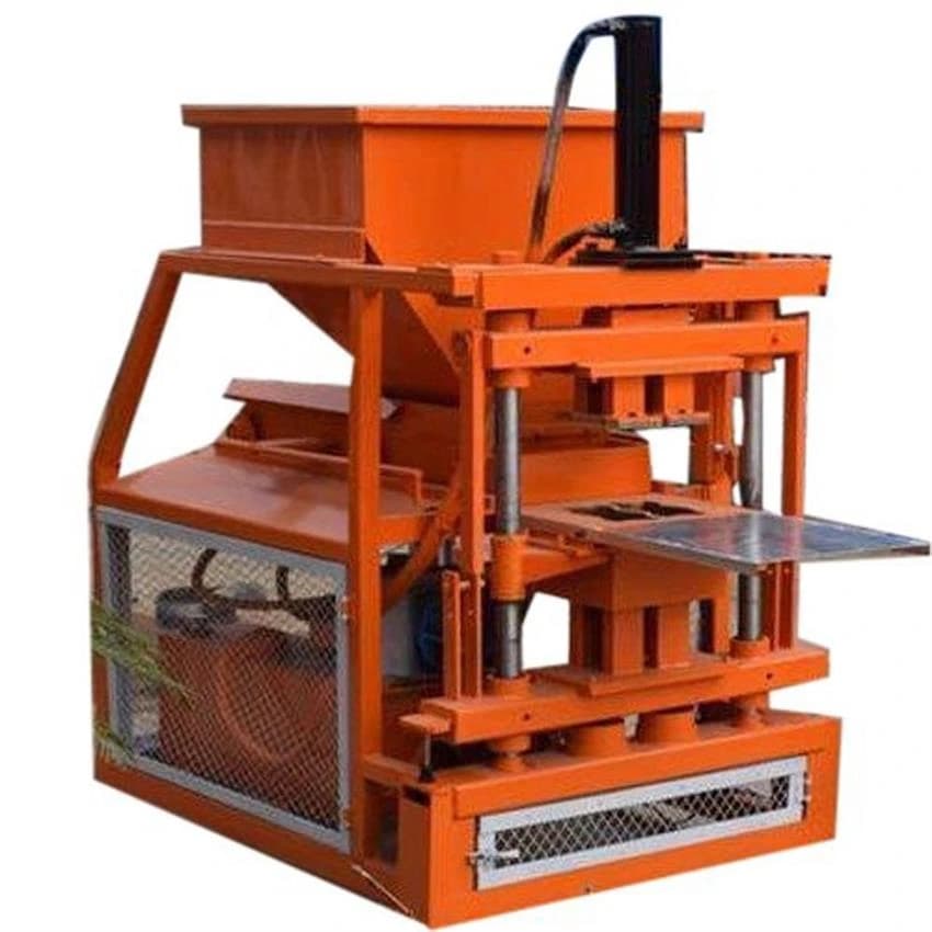 Manual Solid Interlocking Bricks Making Machine