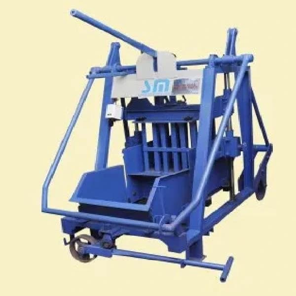 Manual Movable Concrete Block Making Machine