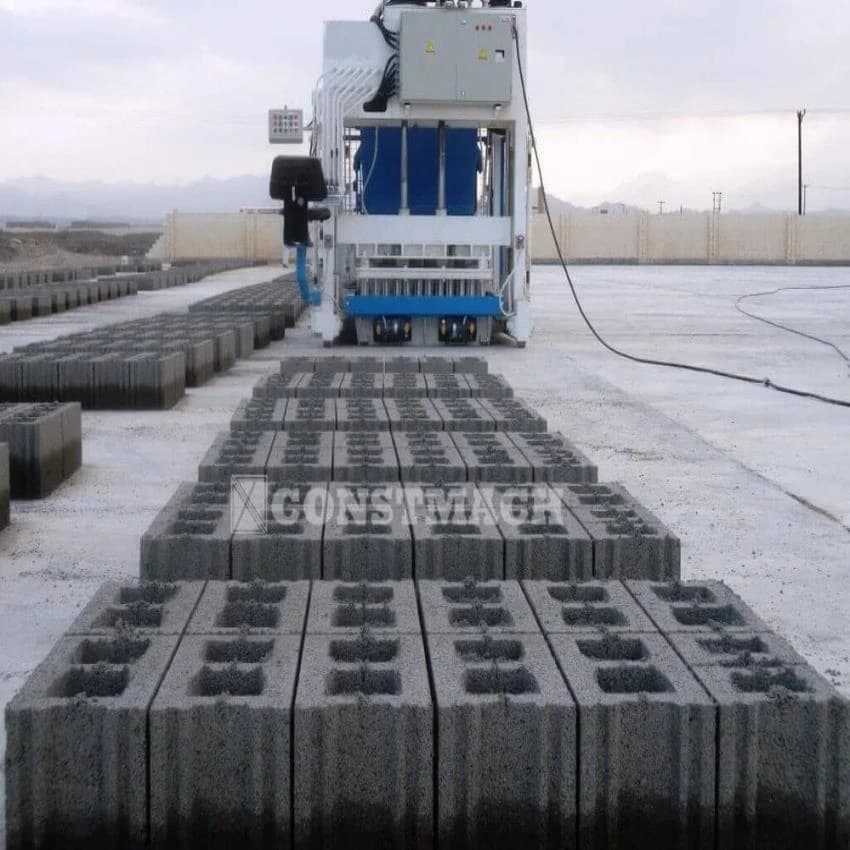 Stainless Steel Manual Movable Concrete Block Making Machine, Automation Grade: Semi Automatic