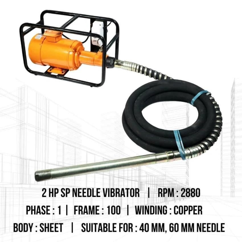 Semi-Automatic Concrete Vibrator