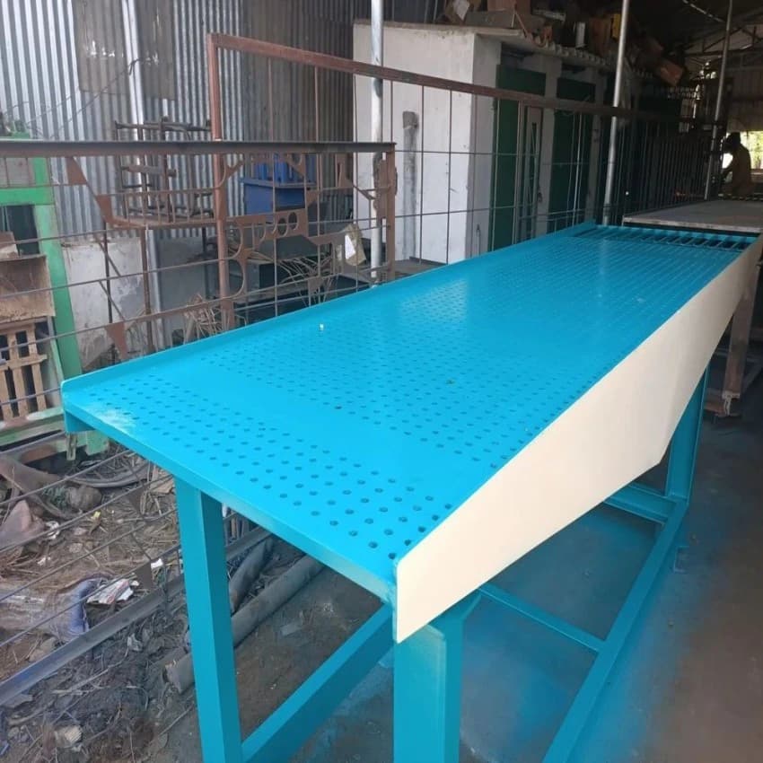 KOVAI Ms Paver Block Vibrating Table, For Industrial, Size: 10x3